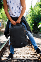 CabinZero Classic Cabin Backpack 44L, Black Sand