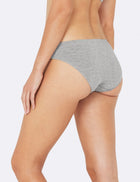 Boody aluspüksid Classic Bikini, light grey marle