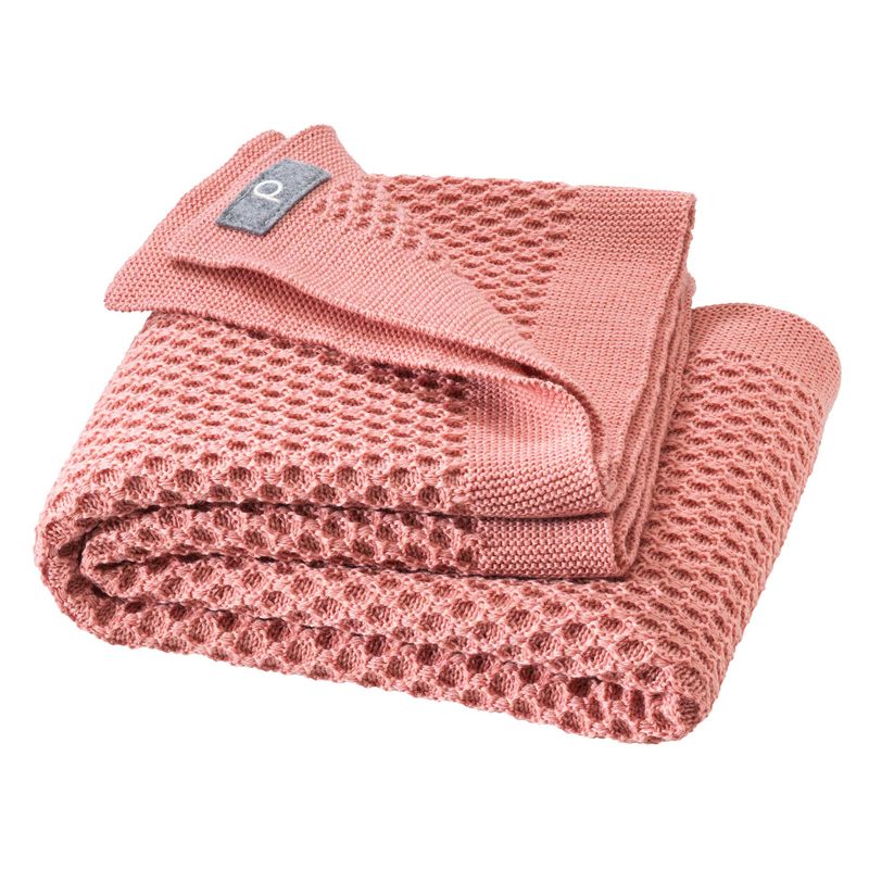Disana meriinovillane beebitekk Honeycomb, soft pink