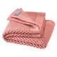 Disana meriinovillane beebitekk Honeycomb, soft pink
