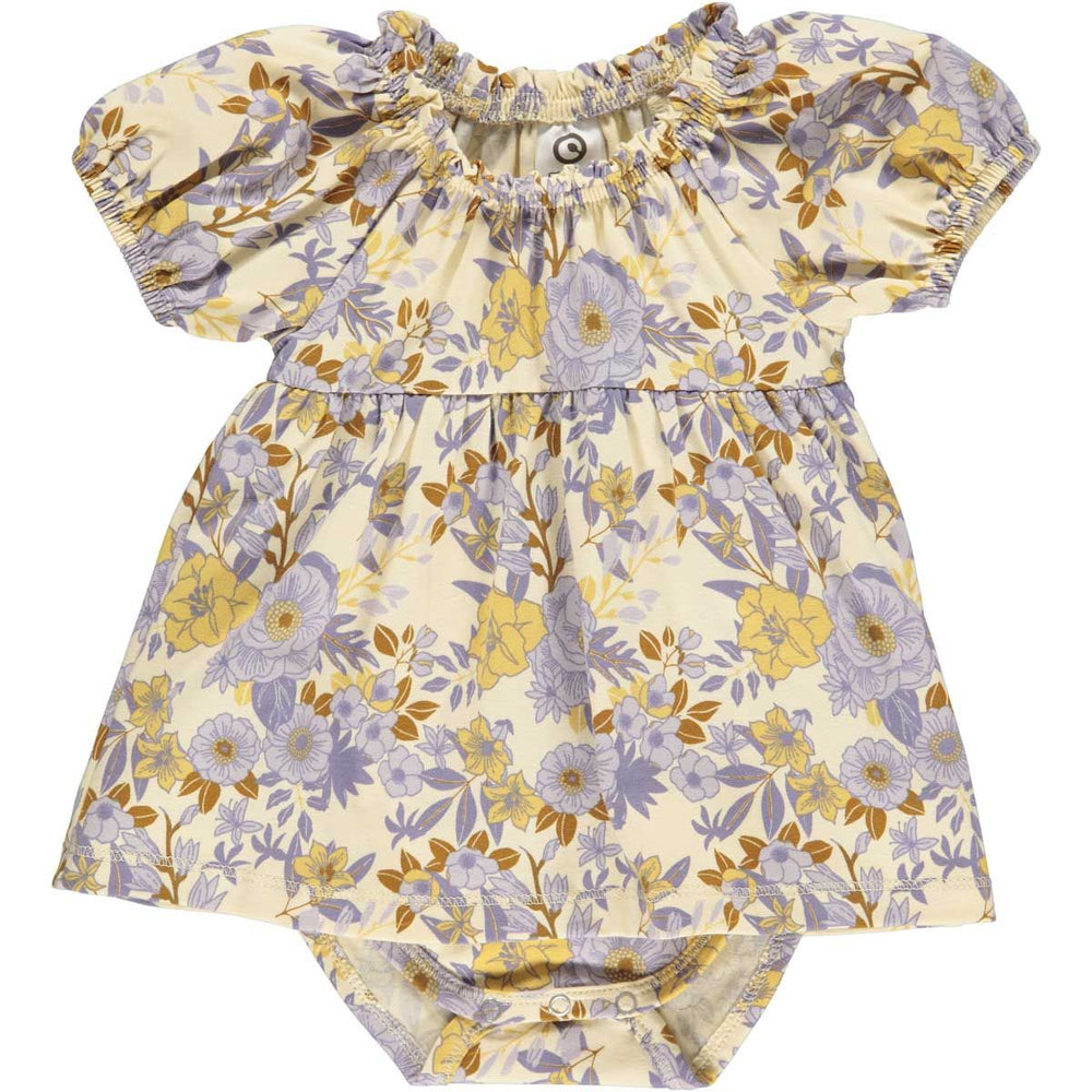 Müsli Cardamine s/s dress body, calm yellow