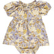 Müsli Cardamine s/s dress body, calm yellow