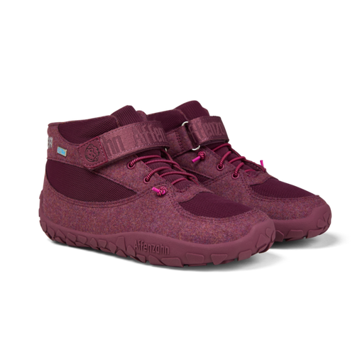 Affenzahn Mid Boot Wool Dreamer talvesaapad, berry