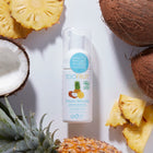 TOOFRUIT Douce Mousse orgaaniline seebivaba näopesuvaht lastele ananassi ja kookosega, 100 ml