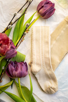 Esme bambus sukkpüksid pitsilise mustriga, Linen