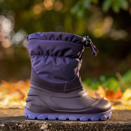 Rayve Snowstorm laste barefoot-talvesaapad, Purple