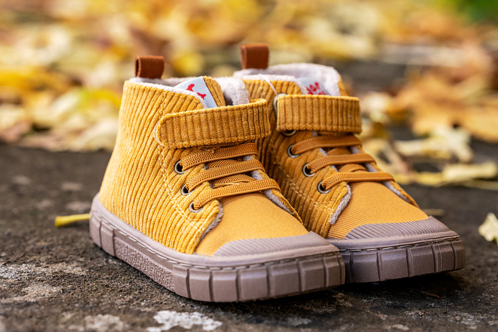 Garvalin Pana laste barefoot-saapad, Ocre