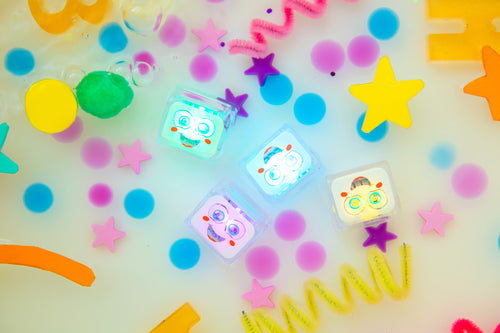 Glo Pals sensoorsed valguskuubikud vanni - Party Pal