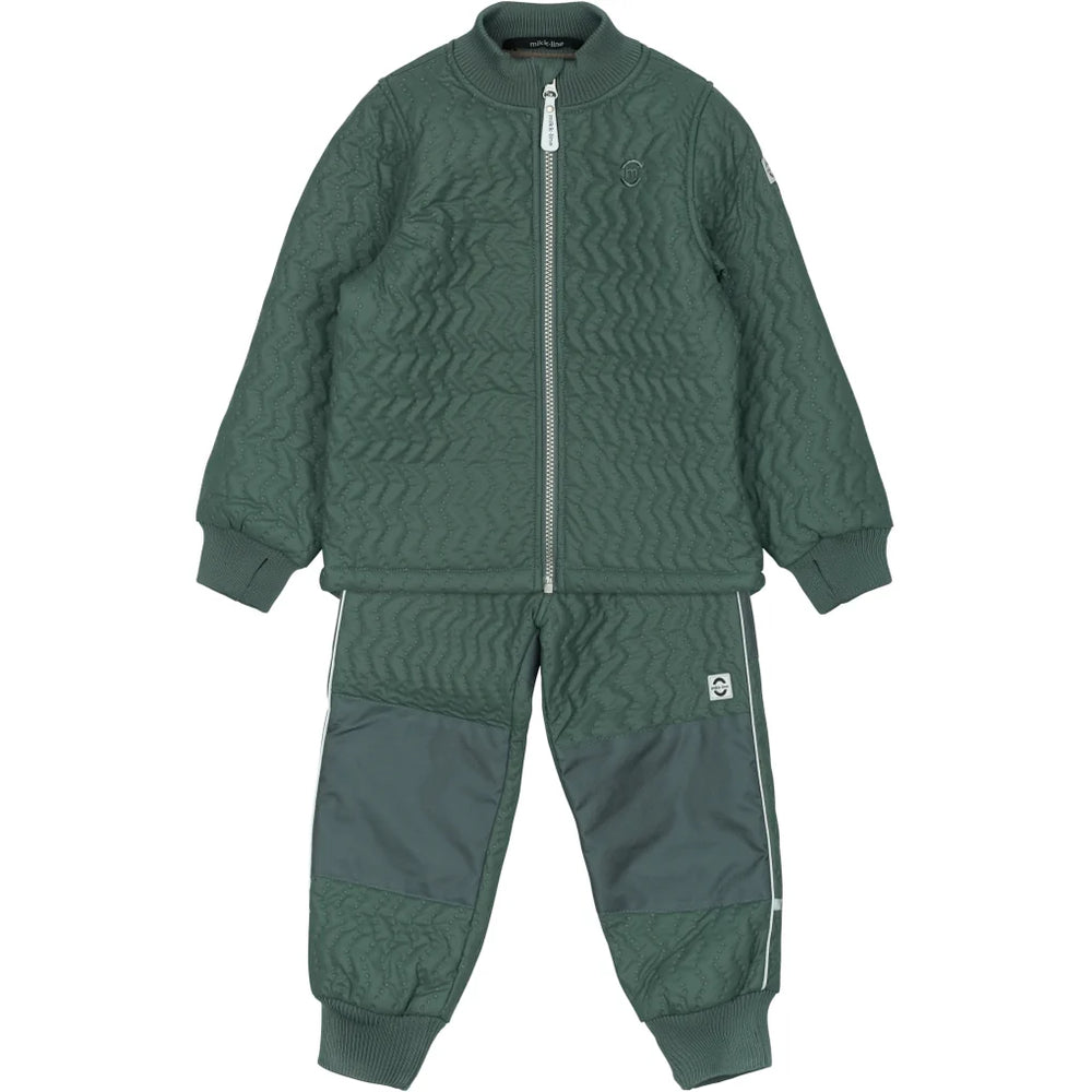 Mikk-Line fliisvoodriga Duvet termokomplekt, balsam green