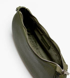Treats Denice, naturaalsest nahast õla- ja crossbody-kott - Green