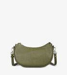 Treats Denice, naturaalsest nahast õla- ja crossbody-kott - Green