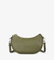 Treats Denice, naturaalsest nahast õla- ja crossbody-kott - Green