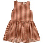 Wheat Sarah kleit, sienna check