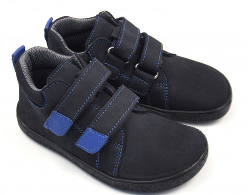 EF Barefoot membraaniga madalad kevad-/sügissaapad Leon, navy blue cornflo