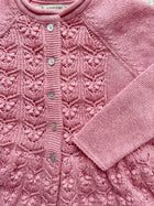Konges Sløjd Cabby kootud Kardigan, Powder Pink