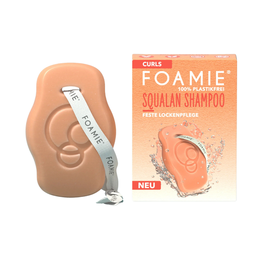 FOAMIE skvalaaniga tahke šampoon lokkis juustele, 80 gr