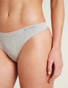 Boody aluspüksid G-string, light grey marle