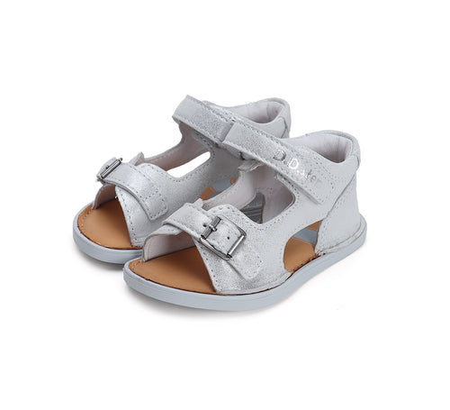 D.D.Step nahast sandaalid, silver 076
