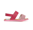 D.D.Step nahast sandaalid, dark pink 076