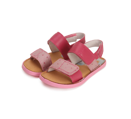 D.D.Step nahast sandaalid, dark pink 076
