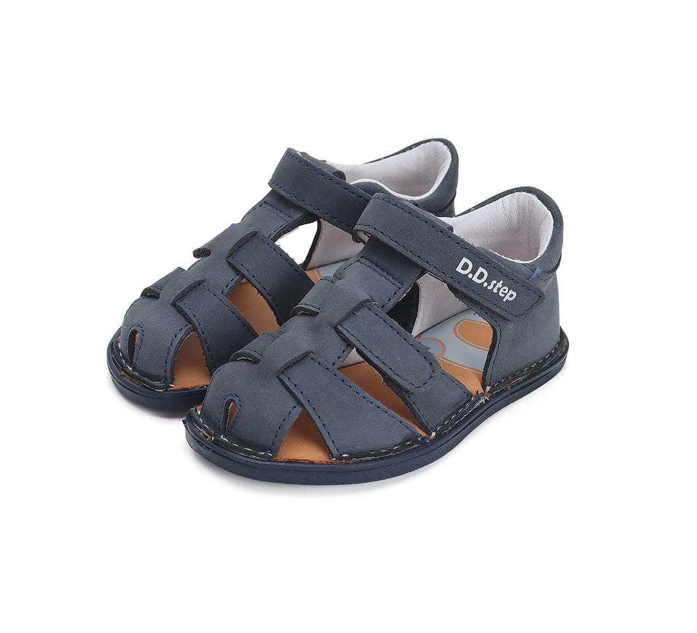 D.D.Step nahast sandaalid, royal blue 076