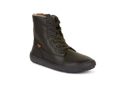 Froddo TEX Laces villavoodri ja membraaniga nahast talvesaapad, black
