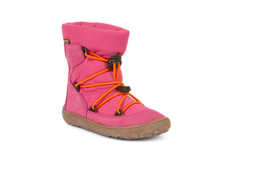 Froddo TEX Track Wool nahast talvesaapad, villavoodri ja membraaniga, fuxia