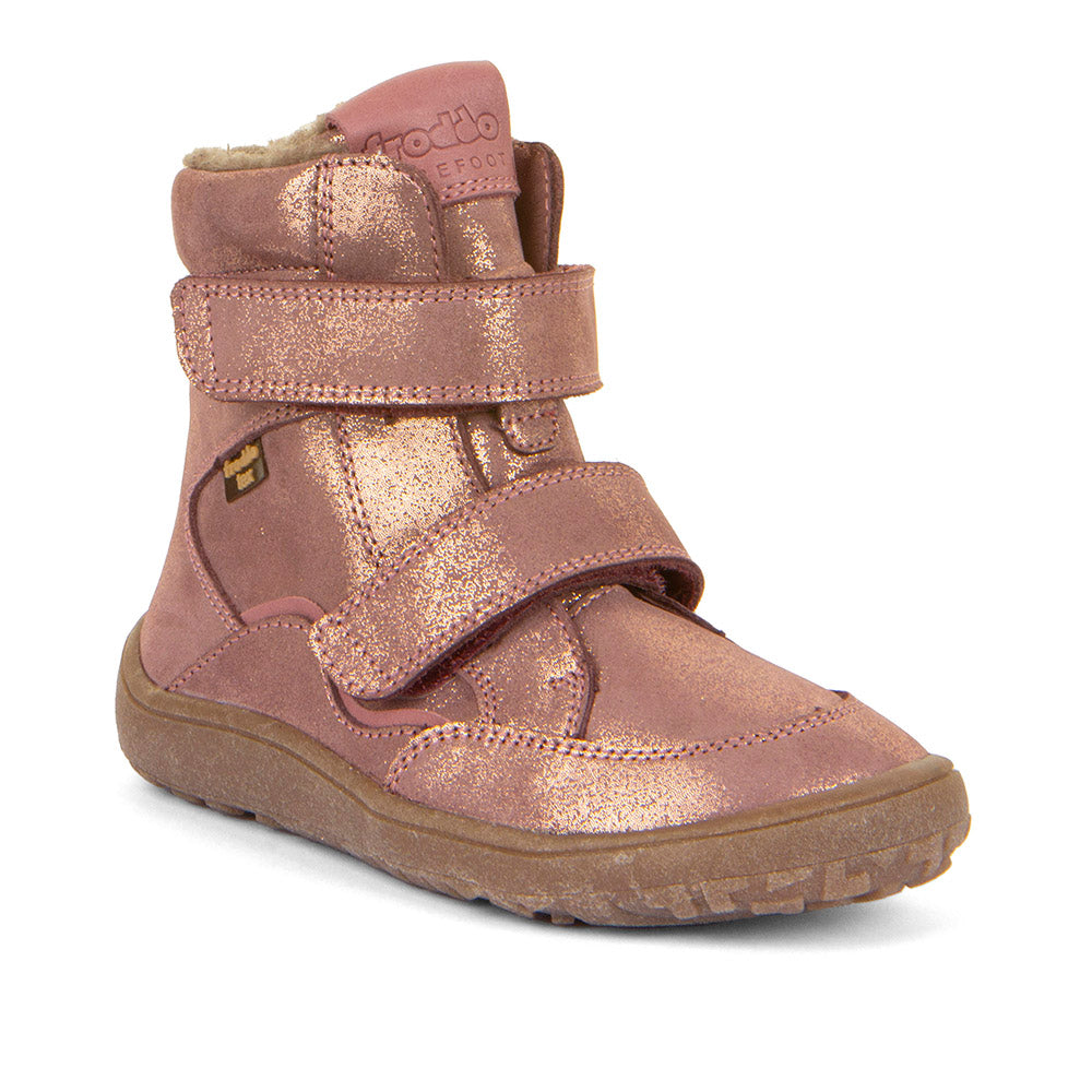 Froddo nahast talvesaapad, villavoodri ja membraaniga, pink/gold