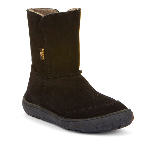 Froddo nahast talvesaapad BAREFOOT TEX SUEDE, black