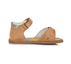 D.D.Step nahast lahtised sandaalid kinnise kannaga, chocolate