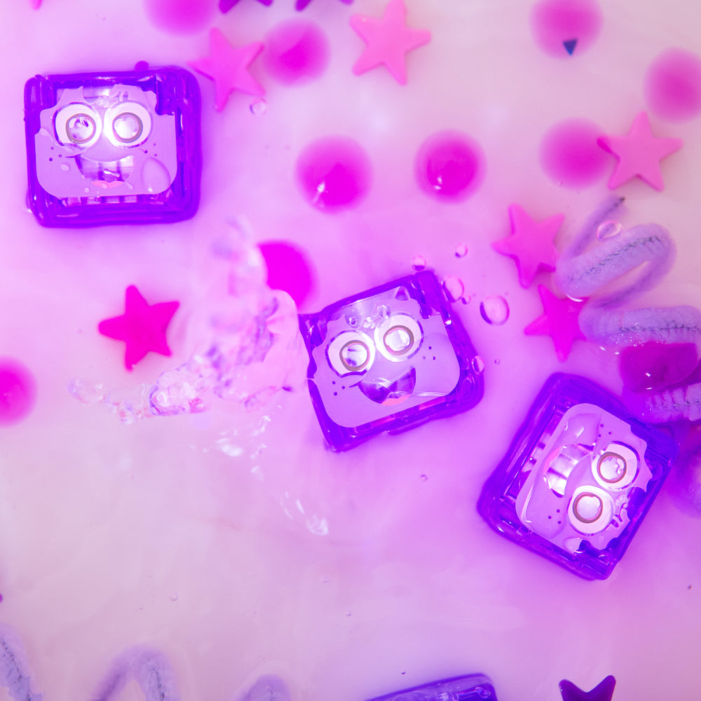 Glo Pals sensoorsed valguskuubikud vanni - Lumi