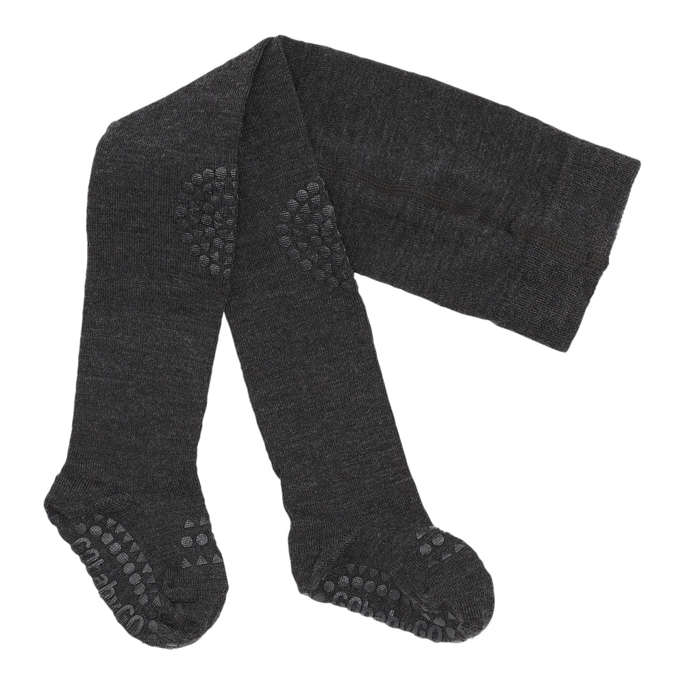 GoBabyGo libisemiskindlad villased sukkpüksid, Dark Grey Melange