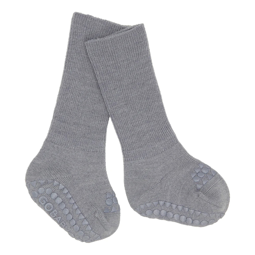 GoBabyGo libisemiskindlad meriinovillased sokid, Grey Melange