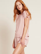 Boody Goodnight Sleep Tee, dusty pink