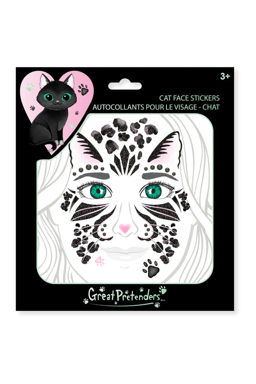 Great Pretenders Näokleebised- Must Kass