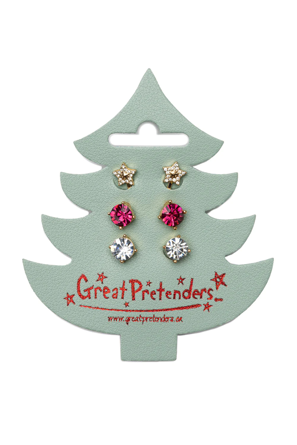 Great Pretenders Jõulupuu Klõpsuga kõrvarõngad