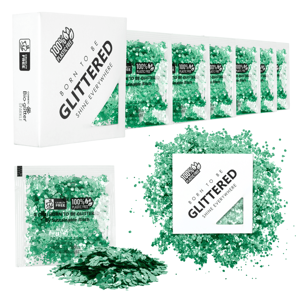 Born to be Glittered biolagunevad litrid, forest green
