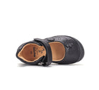 D.D.Step lillekestega nahast sandaalid kooli, black 063