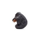 D.D.Step lillekestega nahast sandaalid kooli, black 063