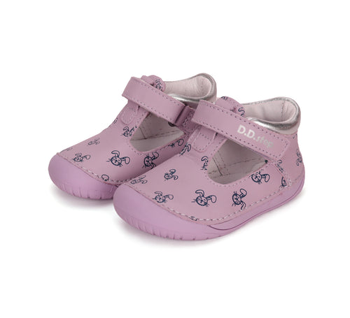 D.D.Step barefoot nahast kingad, mauve/jänku 070