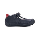D.D. Step barefoot nahast kingad, royal blue/purjekas 070