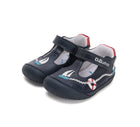 D.D. Step barefoot nahast kingad, royal blue/purjekas 070