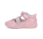 D.D. Step barefoot nahast sandaalid, baby pink II 077