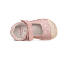 D.D.Step lahtisemad nahast barefoot kingad, Pink+lilled- 085