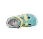 D.D. Step nahast sandaalid, turquoise 116