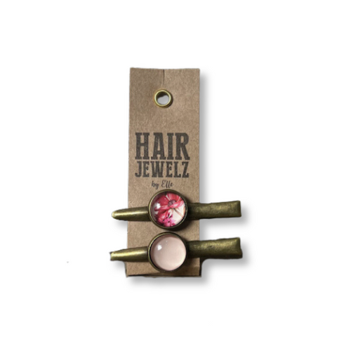 Hairjewelz by Elle, Colourclip Alligator Mini “Botanic Flower”