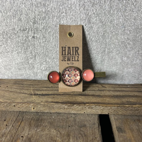 Hairjewelz by Elle, Colourclip Alligator “Paisley Pink”