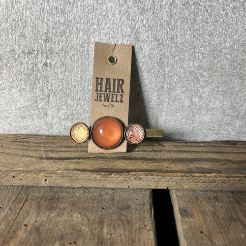 Hairjewelz by Elle, Colourclip Alligator “Vintage Cognac”