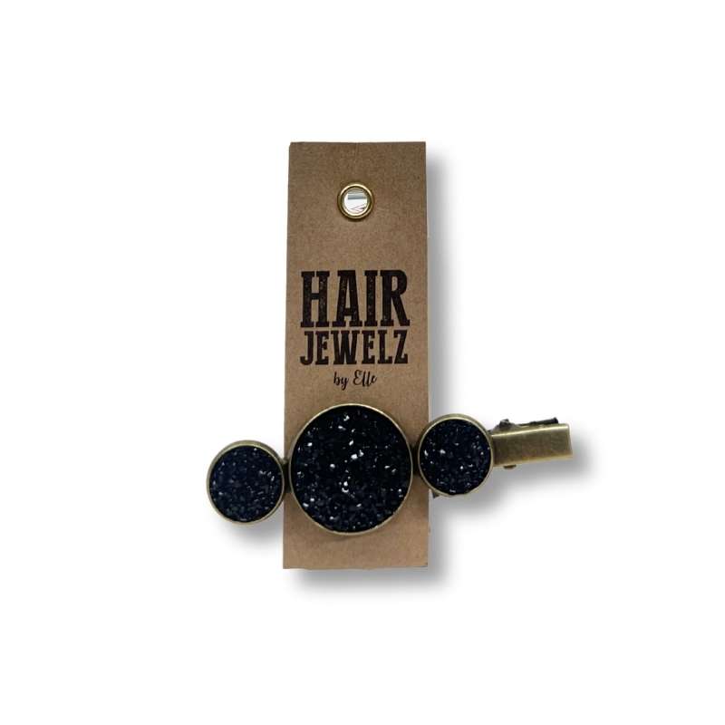 Hairjewelz by Elle, Colourclip Alligator “X-MAS Black”