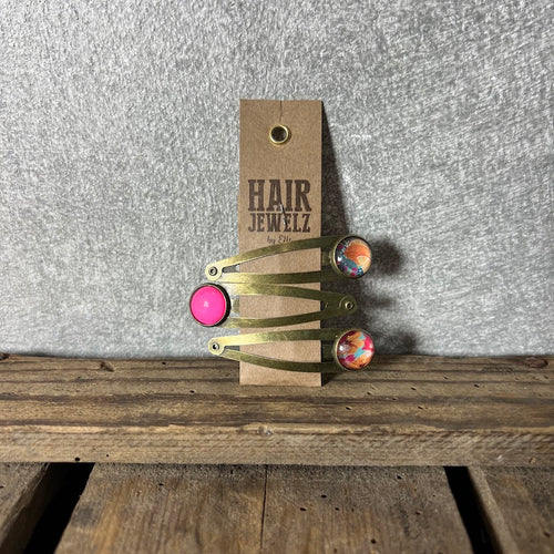 Hairjewelz by Elle, Colourclip Click “Funky Pink”